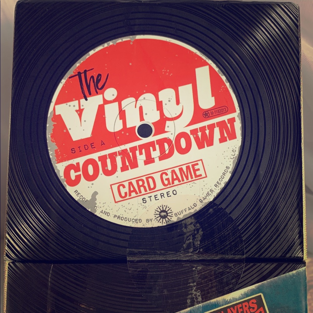 Vinyl Countdown Action Packed Card Game.